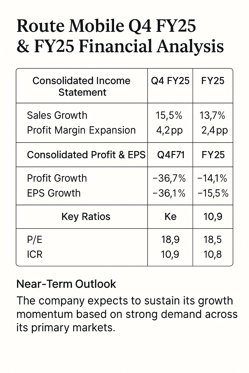 📊 Route Mobile Q4 FY25 & FY25 Financial Analysis